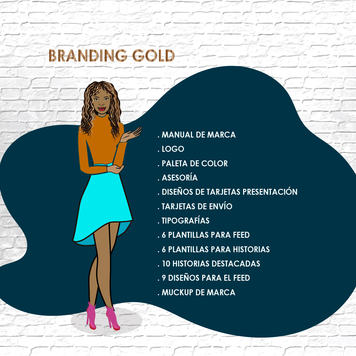 Branding combo gold